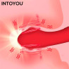 INTOYOU Stimulateur de clitoris Onax Double Pulse Rouge